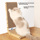 Crazy Owner Cat Scratchboard Gnide вертикальна настінна міцна велика кішка диван іграшка гофрований папір scratcher - зображення 4