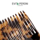 Вінтажний перевернутий гребінець для волосся Evita Peroni, заколка для волосся принцеси, проста шпилька, коротка 6 см - кольору черепахи - зображення 10