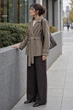 Пальто жіноче пряме двобортне з поясом із кашеміру Seventeen PreFall 26 коричневе XXL-3XL 2494.6911 - изображение 5