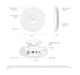 Точка доступа TP-LINK EAP787 Wi-Fi 7 12218 Мбит/с 1x10GE PoE 38,8x220x220 мм - изображение 6