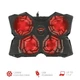 Подставка для ноутбука Trust GXT 278 Yozu, до 17.3", RED LED, черный. - изображение 4