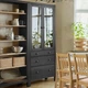 Комбінація стелажів з дверцятами/шухлядами ІКЕА HEMNES 270х197 см світло-коричневий (s49336567) - изображение 6
