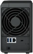 Сетевое хранилище NAS Synology DS223 165x108x232,7 мм - изображение 5