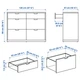 Комод ІКЕА TONSTAD 120x47x91 см Кремовий (80614627) - зображення 6