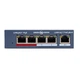 Управляемый POE-коммутатор GreenVision GV-017-AI-4+1P, 4x10/100 Мбит + Uplink, до 250 м - изображение 3