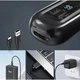 Тример для носа и ушей USB 8000 обмин водозащита IPX7 триммер для бровей лица аккумуляторный 360° LED дисплей - изображение 4