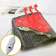 Электропростынь Electric Blanket 150×120 см 86 Вт с 2 режимами нагрева и терморегулятором, серая клетка - изображение 3