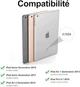 JADEMALL чехол клавиатура для iPad 9.7 дюйма AZERTY Bluetooth розовый (французская раскладка) - изображение 4