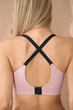 Бюстгальтер для беременных и кормящих с двойной чашкой с кружевом Юла мама UW-1.03.1 XL Пудровый - изображение 8
