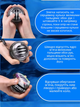 Эспандер гироскопический кистевой Gyroball Powerball гиробол павербол с счетчиком кистевой тренажер для кистей пальцев рук предплечья запястья силы хвата реабилитации регулируемый до 61 кг металлическое ядро антистресс для фитнеса спорта тренировок дома - изображение 4