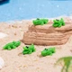 Крокодильчики пластиковые миниатюрные 22x13mm (Тип2), 20шт комплект, Green - изображение 5