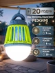 Лампа акумуляторна usb ліхтар на акумуляторі світлодіодна 300Lm led лампочка кемпінгова портативна з підвісом світильник нічник для кемпінгу 2000 mAh лампа світильник від комарів комах - изображение 1