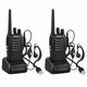 Рації Baofeng BF-888S комплект 2 шт з USB-заряджанням і гарнітурами - зображення 4