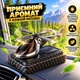 Автомобильный ароматизатор вертолет на солнечной батарее, Многоразовый Освежитель воздуха в машину - изображение 5