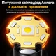 Мощный аккумуляторный LED-фонарь HUUKERS FX-2503 5000 мА·ч с регулируемым лучом, линзой для поджигания и функцией Power Bank - изображение 5
