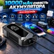 Пусковое устройство для авто 10000 mAh Бустер с компрессором и фонарем, Джамп стартер для запуска автомобиля - изображение 8