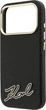 Чохол для смартфона Apple iPhone 18 Pro/17 Pro Karl Lagerfeld Grained with Resin Signature Logo MagSafe Black (KLHMP18L6PWKSRSK) - зображення 6