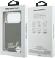 Чохол для смартфона Apple iPhone 18 Pro/17 Pro Karl Lagerfeld Grained with Resin Signature Logo MagSafe Black (KLHMP18L6PWKSRSK) - зображення 8