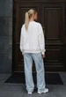 Жіночий світшот Staff zy white oversize fleece S - изображение 2