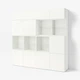 Поєднання з дверима ІКЕА BESTÅ 240x42x231 см Lappviken White (s09612086) - изображение 5