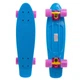 Пеніборд скейтборд дитячий блакитний 3в1 із захистом і шоломом Fishskateboards 8603 Blue-Pink - зображення 2