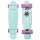 Пеніборд скейтборд дитячий м'ятний 3в1 із захистом і шоломом Fishskateboards 8603 Mint-Violet - зображення 2