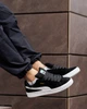Кросівки унісекс Suede XL Black White 39 - зображення 4