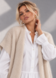 Кардиган мохеровий без застібки молочний Paolo.J 28-144 - M-XXL , молочний - зображення 4