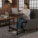 Мобильный столик для работы с ноутбуком ModernHome TH-LD-1 60×40 см с регулировкой высоты и колесами - изображение 4