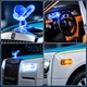 Машинка Rolls Royce Phantom игрушка моделька металлическая коллекционная 20 см Бело-бирюзовый (3122746) - изображение 7