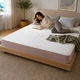 Ортопедичний пружинний матрац Family Sleep Chantilly Veluress Collection 160×200 см Білий з рожевим (НФ-00001721) - зображення 10