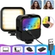 Портативная LED лампа с креплением для телефона RGB видеосвет для селфи и съемки 12 световых эффектов (XC652) - изображение 2