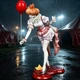 Коллекционная высокодетализированная фигурка клоунессы Пеннивайз (Pennywise) из фильма "ОНО" - изображение 2