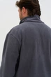 Кофта флісова чоловіча Norwin Tech Fleece графіт, базова, тепла, з високим коміром 3XL - зображення 6