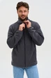 Кофта флісова чоловіча Norwin Tech Fleece графіт, базова, тепла, з високим коміром 3XL - зображення 7