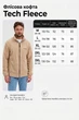 Кофта флісова чоловіча Norwin Tech Fleece коричнева, базова, тепла, з високим коміром - зображення 8