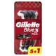 Одноразові станки для гоління (бритви) чоловічі Gillette Blue 3 Nitro, 6 шт - изображение 7