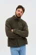 Кофта флісова чоловіча Norwin Tech Fleece оливкова, базова, тепла, з високим коміром L - зображення 6