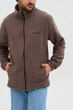 Кофта флісова чоловіча Norwin Tech Fleece коричнева, базова, тепла, з високим коміром - зображення 1