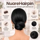 Накладной пучок на заколке для волос NuareHairpin, черный - изображение 1