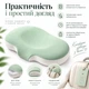 Подушка ортопедична IDEIA CloudTherapy 65х40х10 см Анатомічна з ефектом памʼяті для сну на боці, спині та животі з наволочкою на блискавці М’ята (4820227288632) - зображення 8