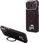 Etui na smartfon Apple iPhone 18 Pro/17 Pro Karl Lagerfeld Ring Stand 360 Karl & Choupette Heads Pin MagSafe Burgundy (KLHMP18LPSRSKCHR) - obraz 7