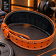 Пояс атлетический U-Way S 65–89 см - коричневый прочный пояс для силовых тренировок, тяжелой атлетики и пауэрлифтинга - изображение 2