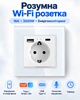 Розумна вбудована Wi-Fi розетка 16A 3500W з енергомоніторингом USB + Type-C керуванням зі смартфона Tuya / Smart Life (RR103EM) - зображення 1