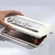 Защитное стекло для iPhone 12 , iPhone 12 Pro с рамкой-аппликатором для быстрой и легкой поклейки, прозрачное, с олеофобным покрытием - изображение 3