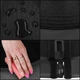 Качели-гнездо Springos круглые 110 см NS027 Black/Grey - изображение 10