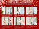 Новорічний декор для вікон та дзеркал Christmas Window Stickers (BQ 537+541) - изображение 4