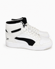Кросівки чоловічі високі Rebound High Top білі з чорним 44.5 (4065449384704) (29 см) - зображення 2