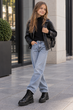 Подростковые ботинки для девочки Skechers Gravlen HI черные 33 (2020345032106) (22 см) - изображение 8