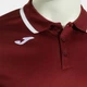 Футболка-поло Joma с воротником бордово-белая короткий рукав COMBI PREMIUM 104493.672 Joma M - изображение 3